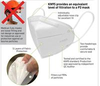 Esko Disposable Respiratory KN95 Masks   
