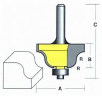 Econocut Router Bit - Roman Ogee