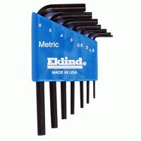 Eklind Hex Key Set - Short - Metric